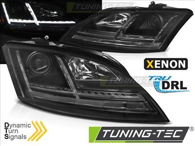 AUDI TT 06-10 8J BLACK LED SEQ HID DRL Tuning-Tec Fényszóró