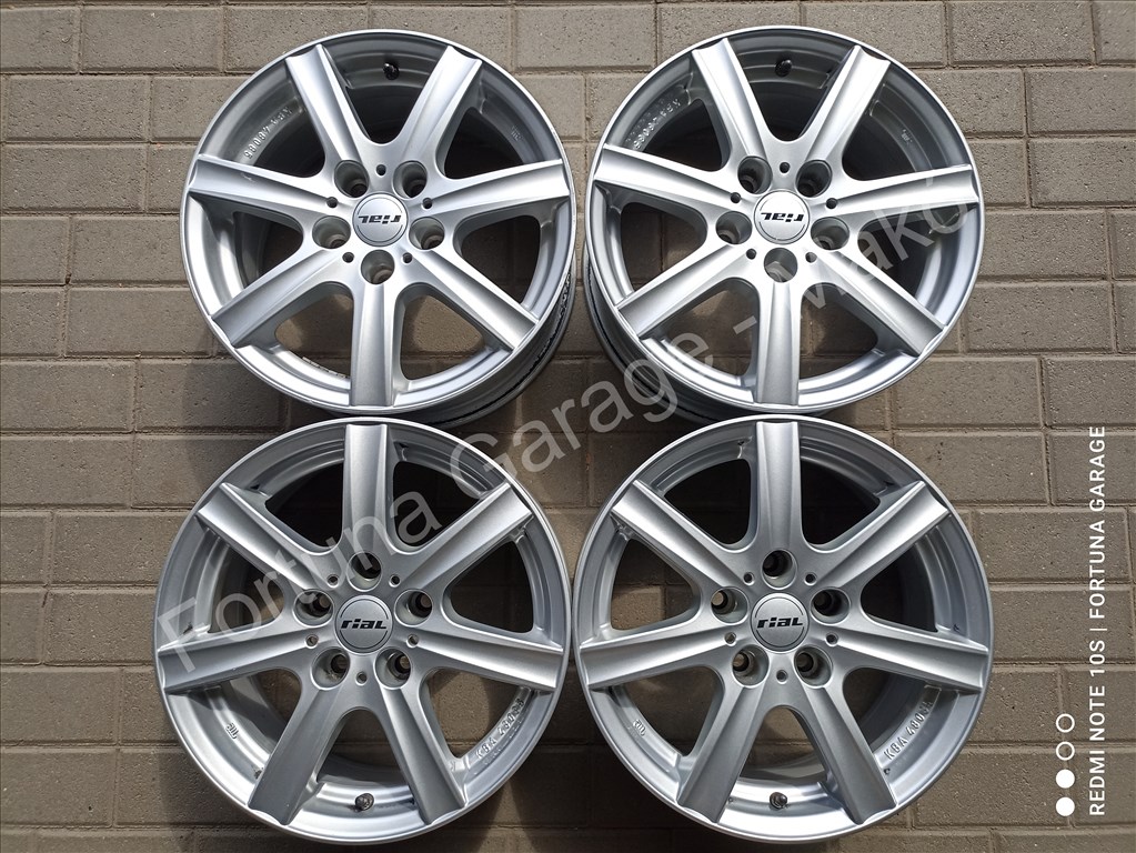 5x120 16" Rial 'Davos' használt alufelni garnitúra +TPMS (BMW) 1. kép