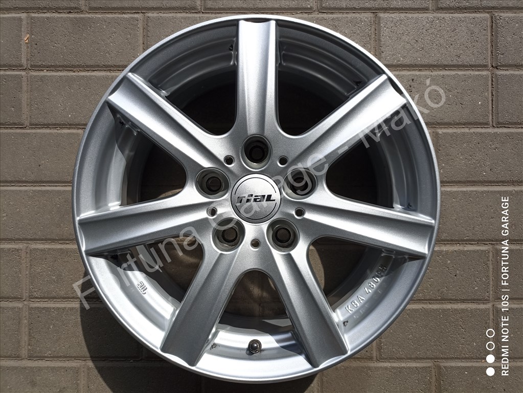 5x120 16" Rial 'Davos' használt alufelni garnitúra +TPMS (BMW) 5. kép