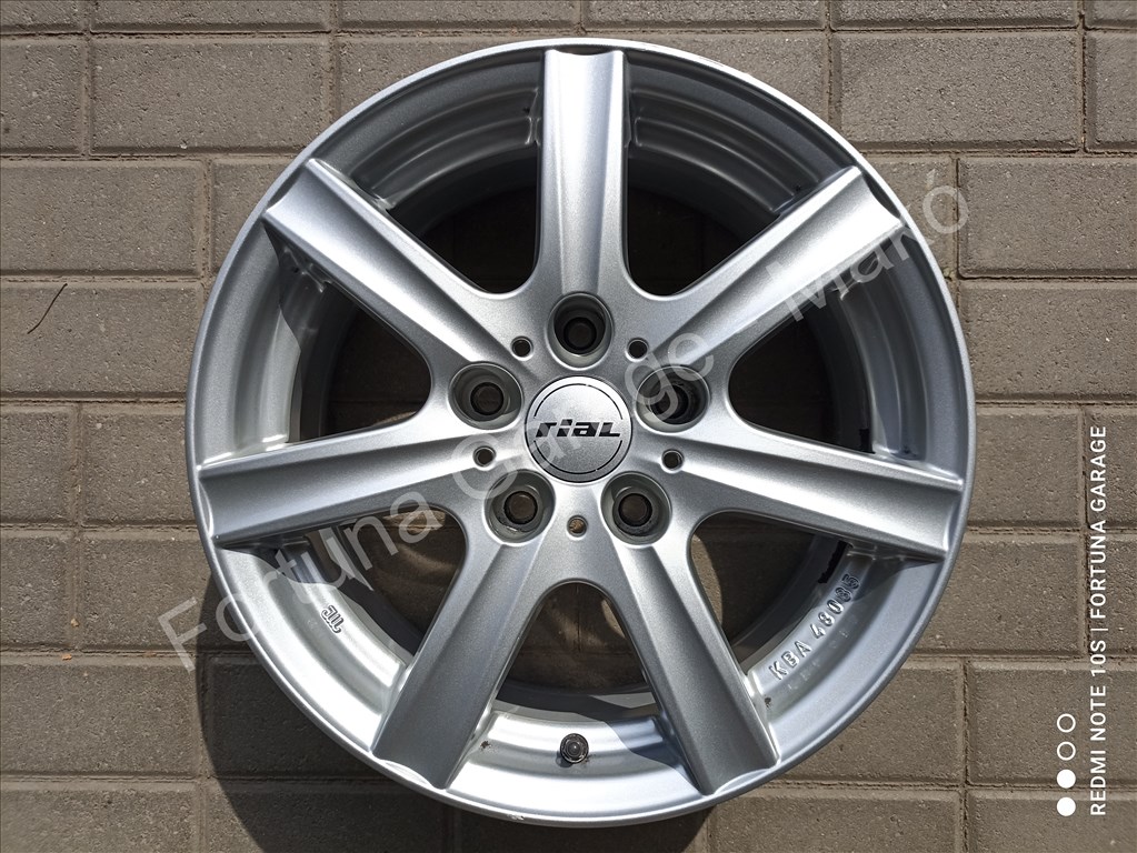 5x120 16" Rial 'Davos' használt alufelni garnitúra +TPMS (BMW) 6. kép