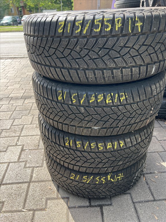  215/5517" újszerű Goodyear Performance+ téli 4db  1. kép