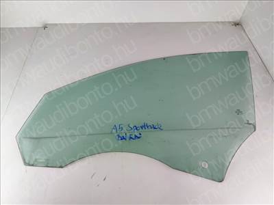 AUDI A5 Sportback (8TA) Bal első ajtó ablaküveg (nem kupé) (8T8845201B)