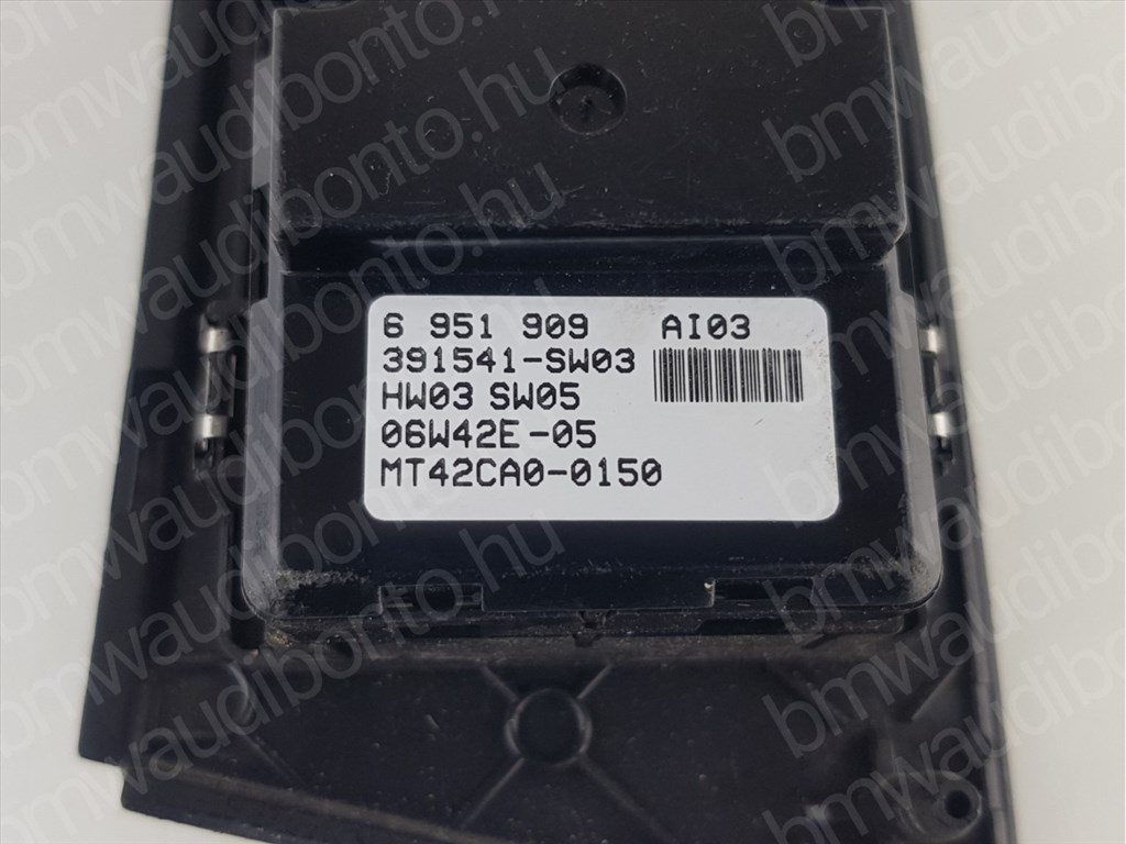 BMW 5 (E60) Sofőr oldali (négyes / kettes) elektromos ablakemelő kapcsoló (6951909, 61316951909, 61316943246, 61316939094, 61316927629) 2. kép