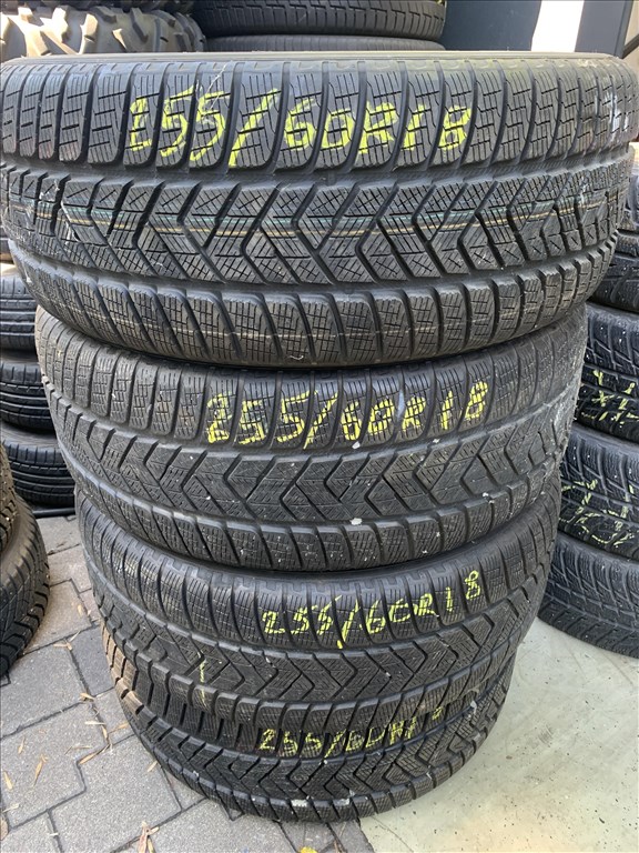  255/6018" újszerű Pirelli téli gumi  1. kép