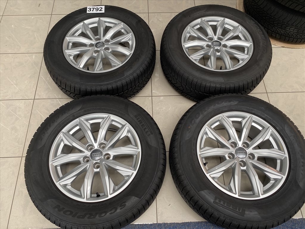 (3792) Audi 17 gyári alufelni felni, 5x112, 235/65 R16 téli gumi, Q5 4. kép