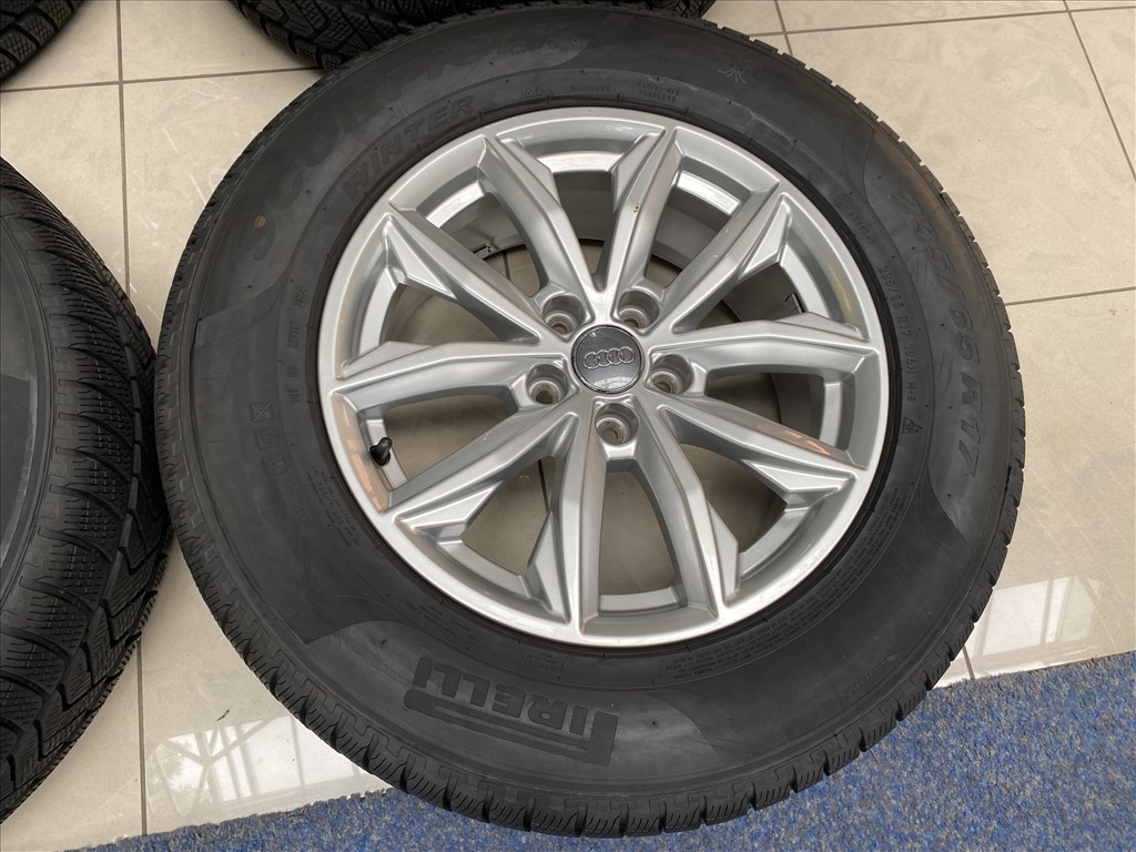 (3792) Audi 17 gyári alufelni felni, 5x112, 235/65 R16 téli gumi, Q5 5. kép