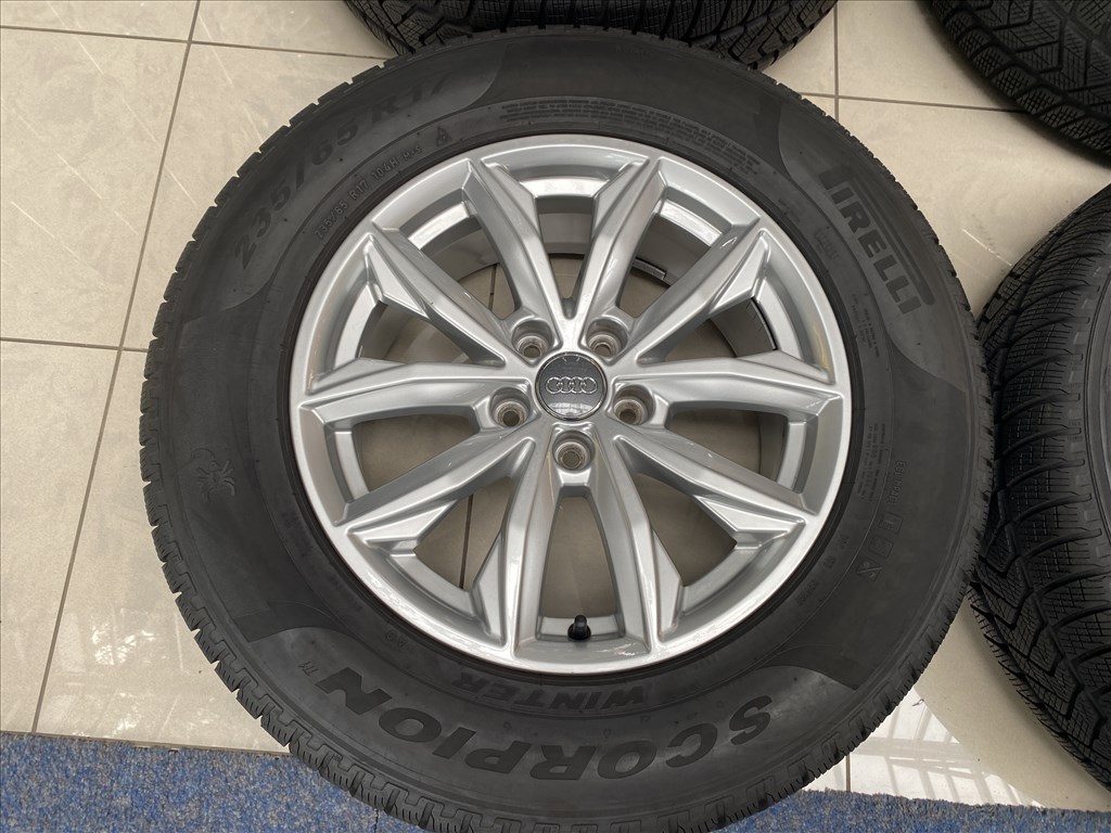 (3792) Audi 17 gyári alufelni felni, 5x112, 235/65 R16 téli gumi, Q5 6. kép