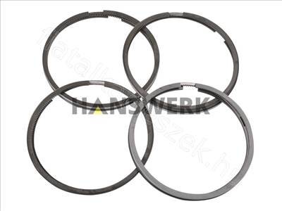 PISTON RINGS FIAT DOBLO 09> SET PER CAR 1.4 16V STD -  - HW300070, FT47377/0 -  - HANSWERK Utángyártott új 