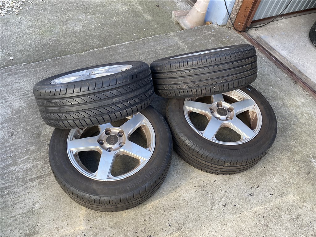 Gyári Audi alufelni szett, 5x112 16"  2. kép