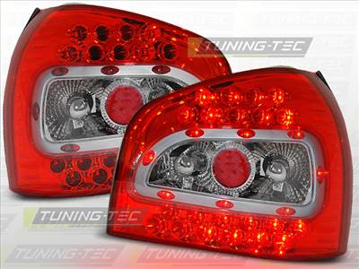 AUDI A3 08.96-08.00 RED WHITE LED Tuning-Tec Hátsó Lámpa