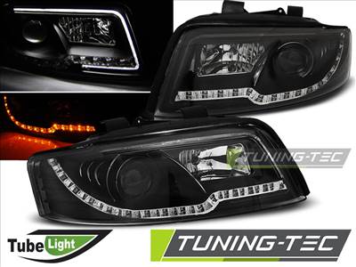 AUDI A4 10.00-10.04 LED TUBE LIGHTS BLACK Tuning-Tec Fényszóró
