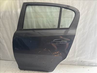 13725 Opel Corsa D Bal hátsó Ajtó Grafit Z177 a képen látható sérüléssel