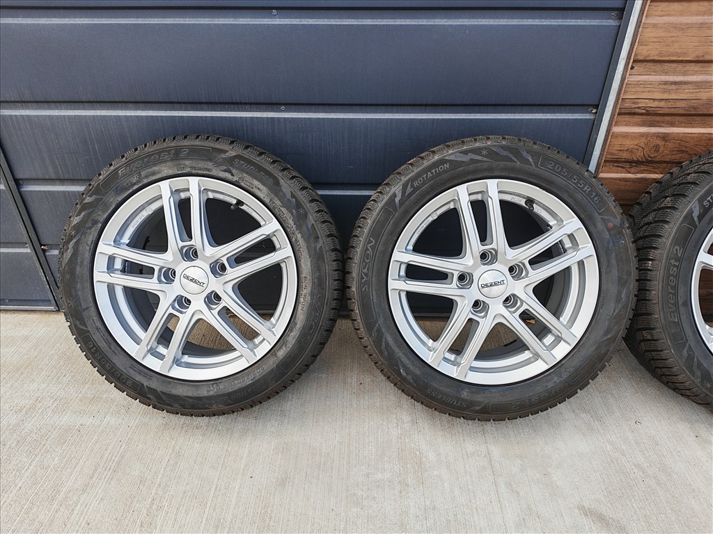 16" 5x112 VW, Audi, Seat, Skoda alufelni szett új téligumikkal! 3. kép