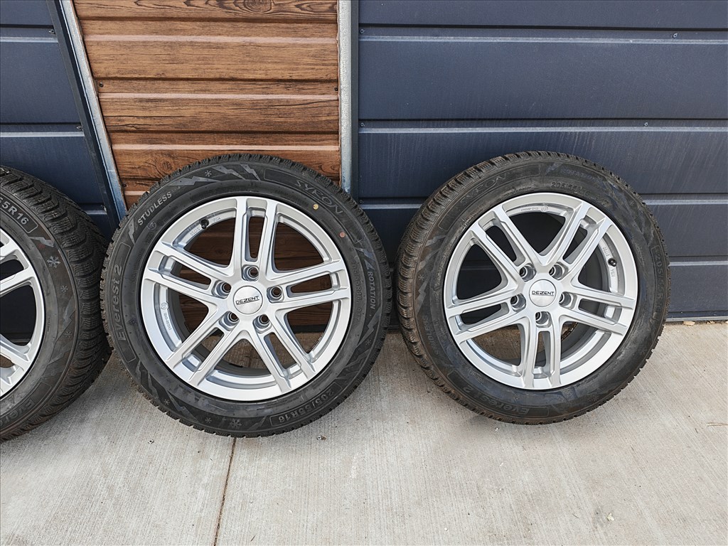 16" 5x112 VW, Audi, Seat, Skoda alufelni szett új téligumikkal! 4. kép