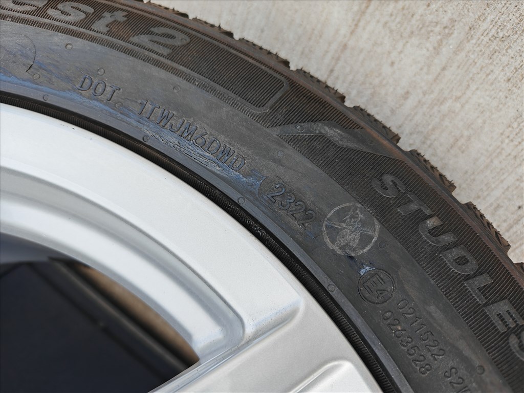 16" 5x112 VW, Audi, Seat, Skoda alufelni szett új téligumikkal! 7. kép