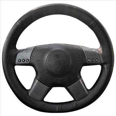 Opel Vectra C bőr kormányvédő – méretpontos, varrható kivitel fekete