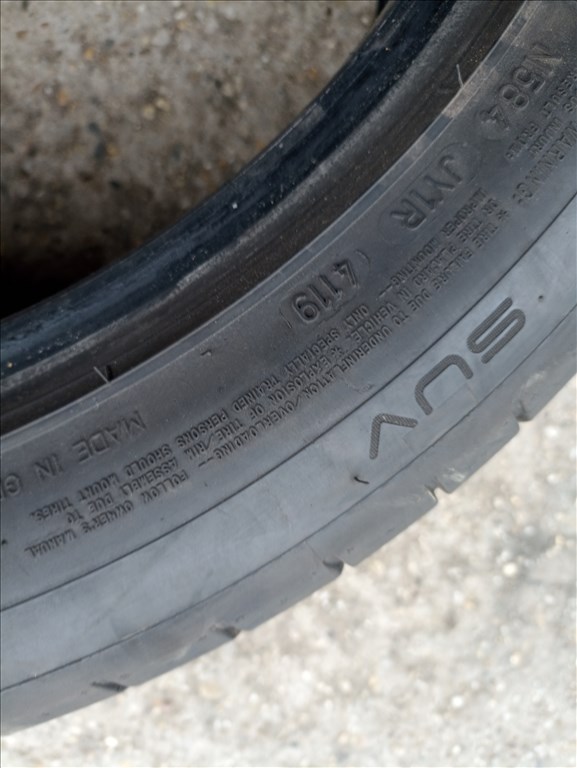  235/5019" használt Dunlop nyári gumi gumi 5. kép