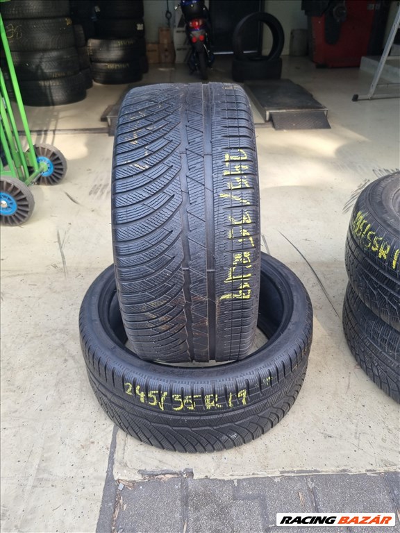  245/3519" újszerű Michelin Pilot Alpin PA4 téli gumi 2db  3. kép