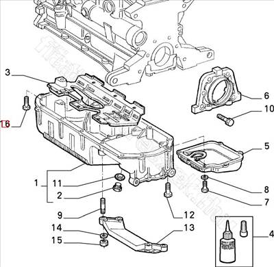 Csavar M6X16 - REGATA, GIULIA, PUNTO, GT, 146, TIPO - 11567924, 9128X3 -  - FIAT eredeti Eredeti új 11567924