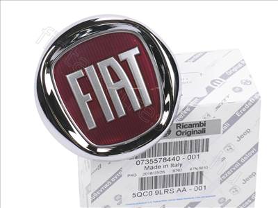 Embléma első  - PUNTO - 735578440 -  - FIAT eredeti Eredeti új 735578440