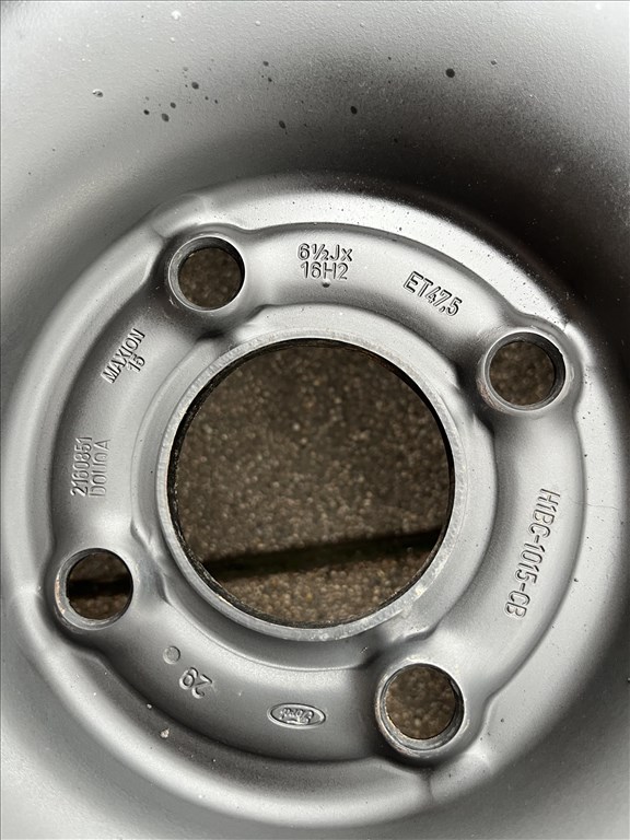  4x108 lyukosztású 6,5JJ 15" használt (gyári felni) lemezfelni 2. kép