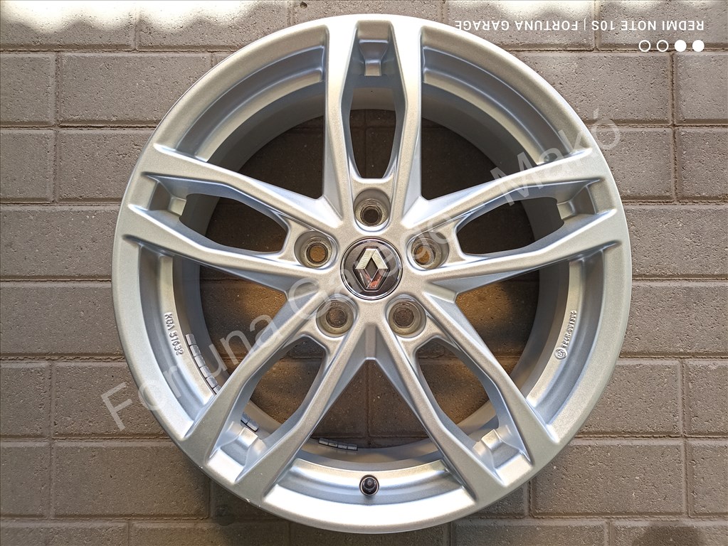 5x114,3 17" Renault használt alufelni garnitúra +TPMS (1) 3. kép