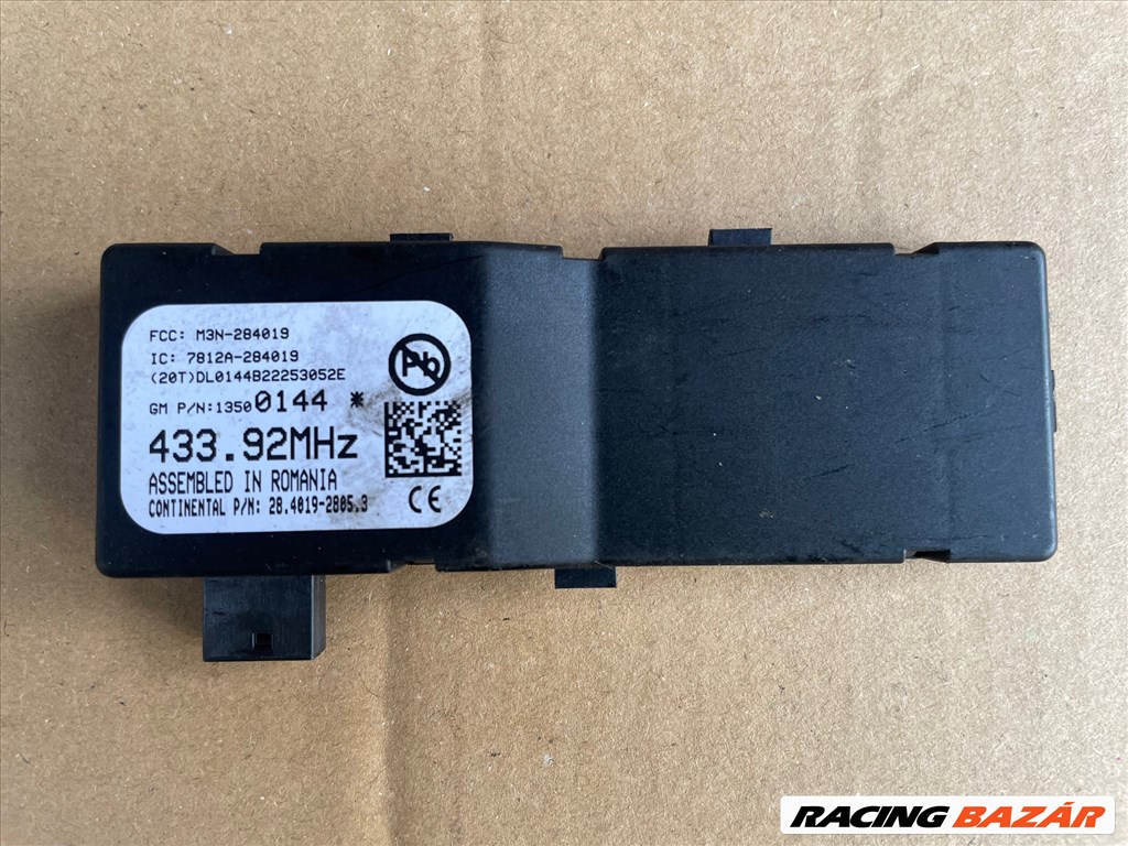 Opel Astra J Központizár elektronika 1350014  , Centrálzár modul 13500144 1. kép