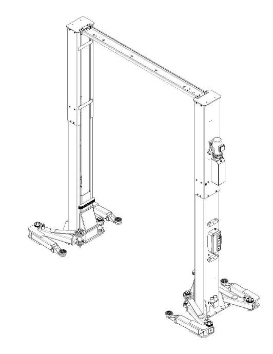 Kétoszlopos emelő, 6T 7. kép