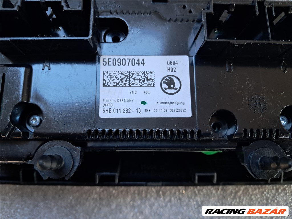 Skoda Octavia III fűtéskapcsoló, klímakapcsoló  5e0907044 4. kép