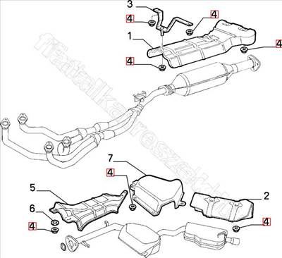 Anya M6x6.5 - REGATA, GIULIA, PUNTO, GT, 146, TIPO - 14040611, 60806003 -  - FIAT eredeti Eredeti új 14040611