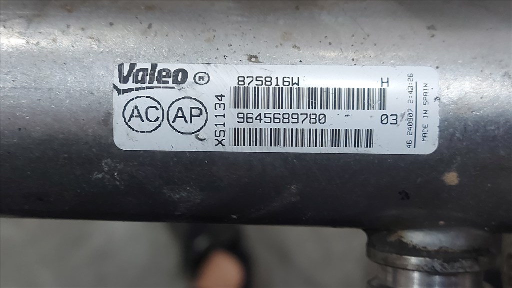 Citroen C4 C5 Peugeot 307 407 04- Kipufogógáz egr agr hütő hűtő 7187 9645689780 7. kép