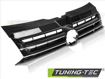 VW T5 10-15 CARAVELLE és MULTIVAN FÉNYES FEKETE/KRÓM  Tuning-Tec Hűtőrács