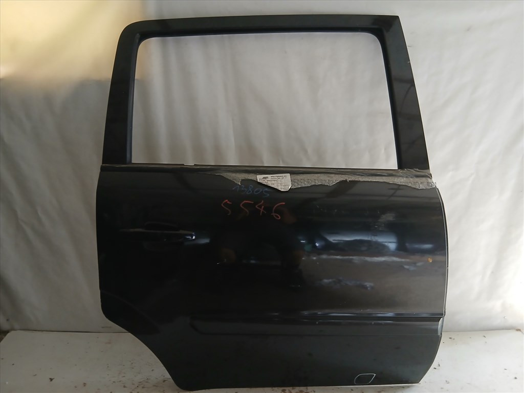 13805 Opel Zafira B Jobb hátsó Ajtó Fekete Z20r 2. kép