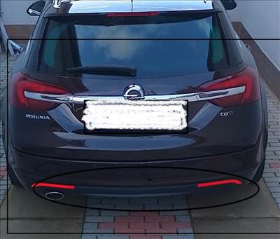 Opel Insignia A Sports Tourer 2.0 CDTI Hátsó lökhárító alá gumi szoknya 