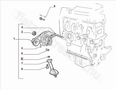 Szívókosár tömítés - FIORINO, SEICENTO, PUNTO, 500L, MUSA, GRANDE - 71749329 -  - FIAT eredeti Eredeti új 71749329