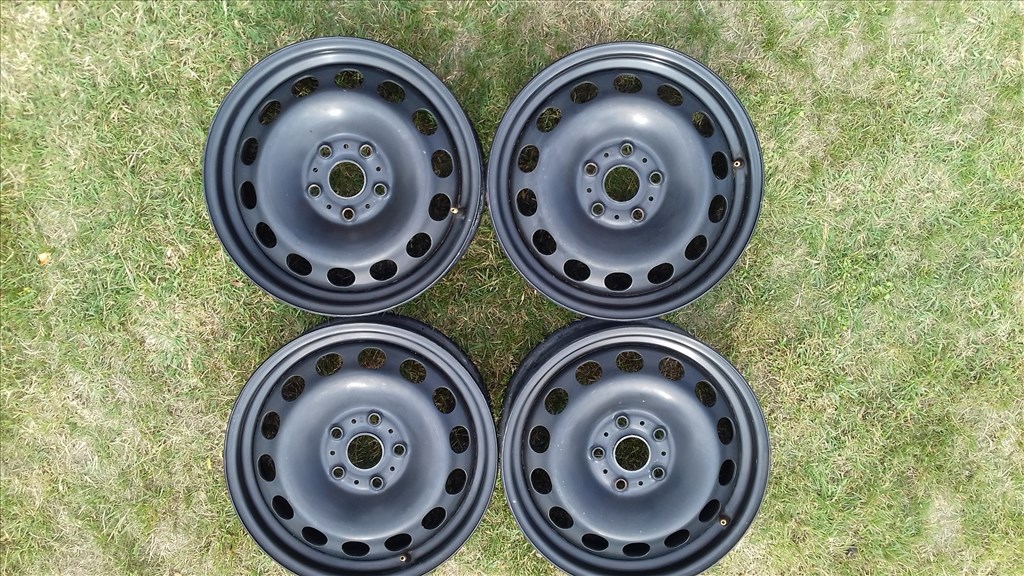  5x112 lyukosztású 6,5JJ 16" használt (gyári felni) lemezfelni Vw Skoda Seat 1. kép