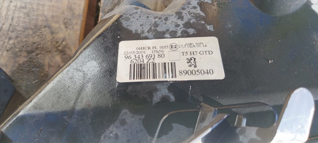 Peugeot 307 Első fényszóró pár 4. kép