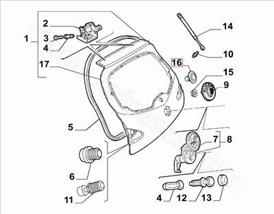 Embléma rögzítő patent - REGATA, GIULIA, PUNTO, GT, 146, TIPO - 82478063, 60802033 -  - FIAT eredeti Eredeti új 82478063