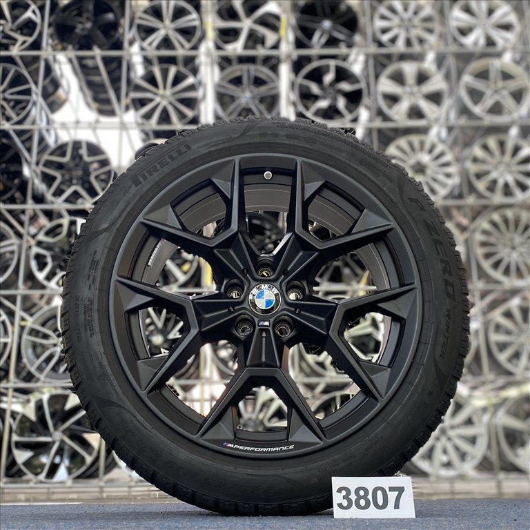 (3807) BMW 19 gyári alufelni felni 5x112, kétszéles téli gumi, G60 G61 1. kép
