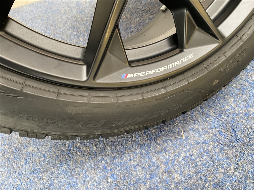 (3807) BMW 19 gyári alufelni felni 5x112, kétszéles téli gumi, G60 G61 4. kép
