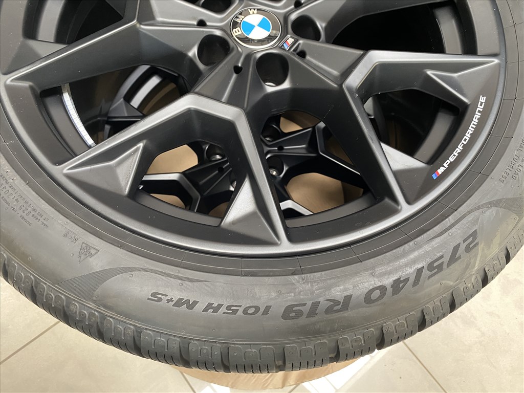 (3807) BMW 19 gyári alufelni felni 5x112, kétszéles téli gumi, G60 G61 6. kép