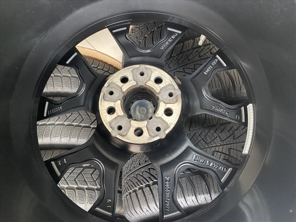 (3807) BMW 19 gyári alufelni felni 5x112, kétszéles téli gumi, G60 G61 8. kép
