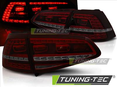 VW GOLF 7 13- RED SMOKE LED GTI LOOK Tuning-Tec Hátsó Lámpa