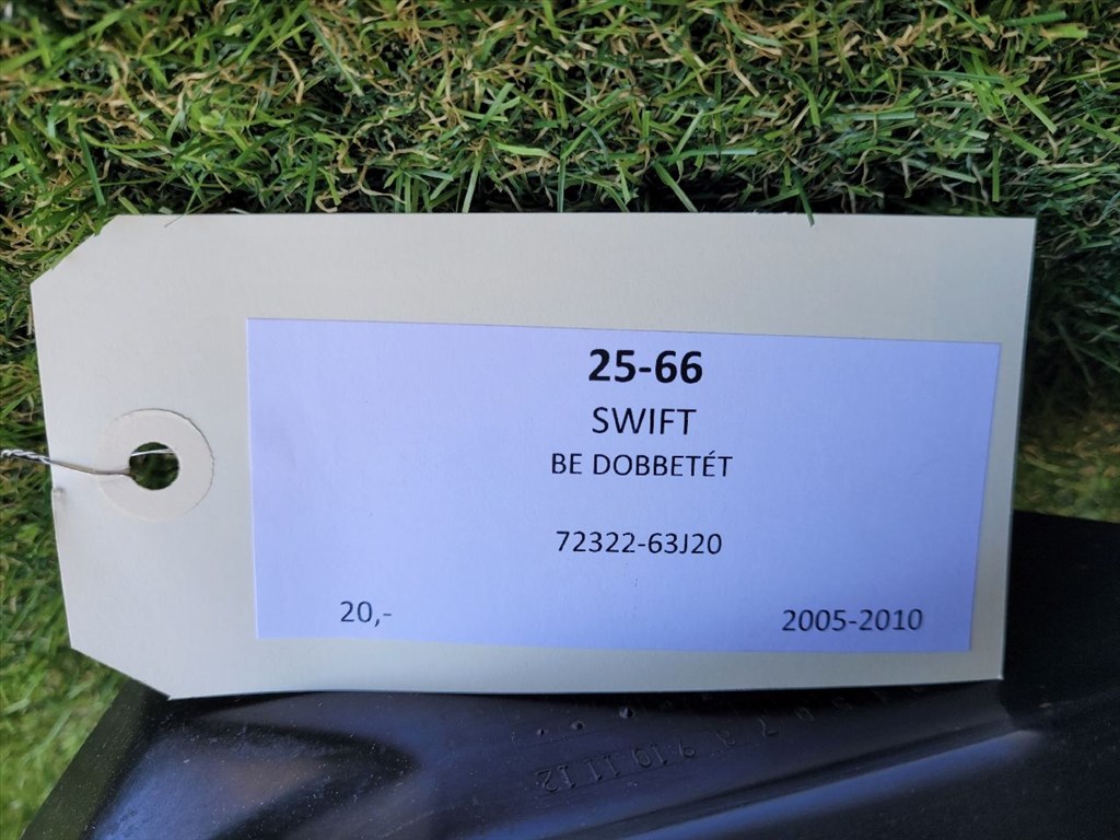 SUZUKI SWIFT III Bal első Dobbetét (Kerékjárati, Műanyag) 7232263J20 4. kép