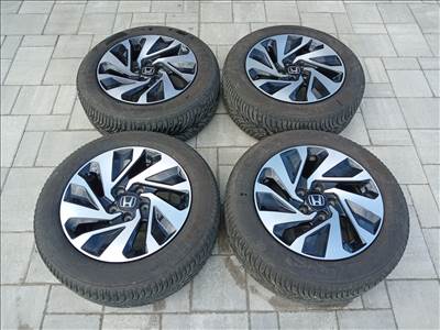 16x7J ET45 5x114.3 újszerű (gyári felni) alufelni, rajta 205/60 használt Kleber téli gumi