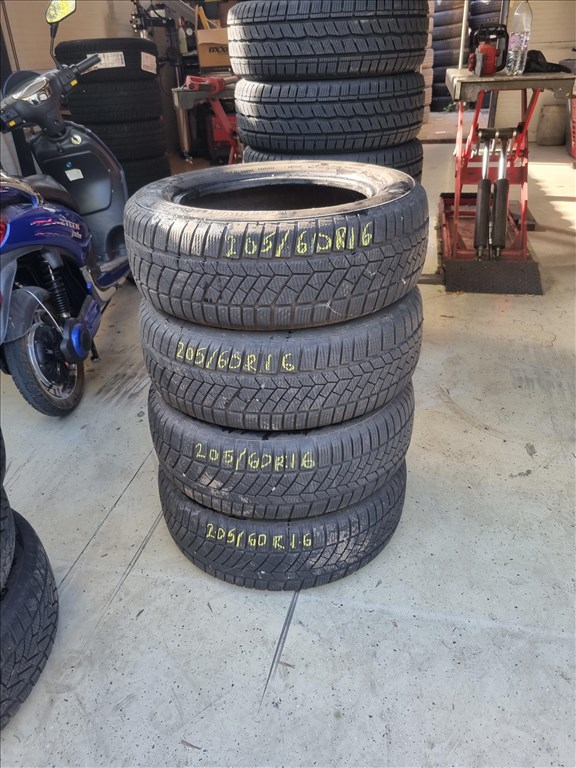  205/6016" használt Continental Contiwintercontact TS830P téli gumi 4db 1. kép