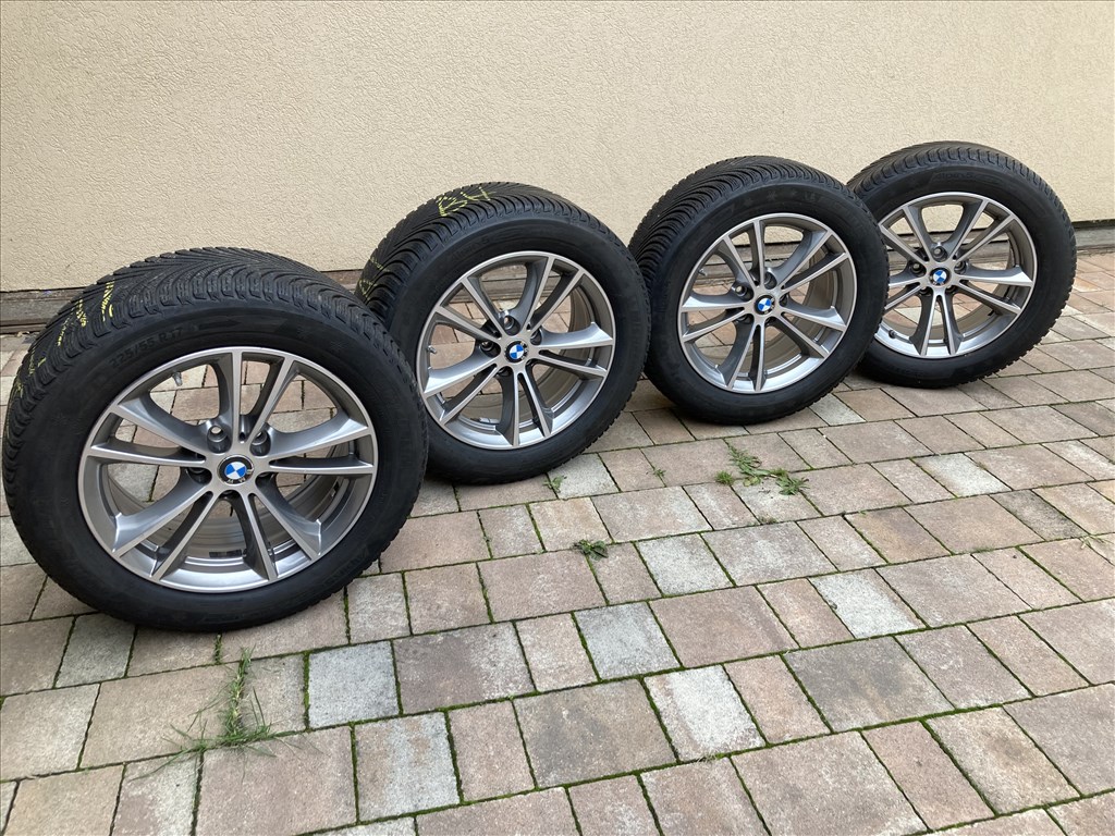  BMW G30 gyári 17"  alufelni garnitúra, 225/55  Michelin téli gumi 1. kép