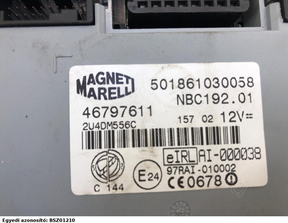 Motorvezérlő készlet - STILO - BO.55182953KIT, 55185364 -  - Bontott Fiat  55182953KIT 3. kép