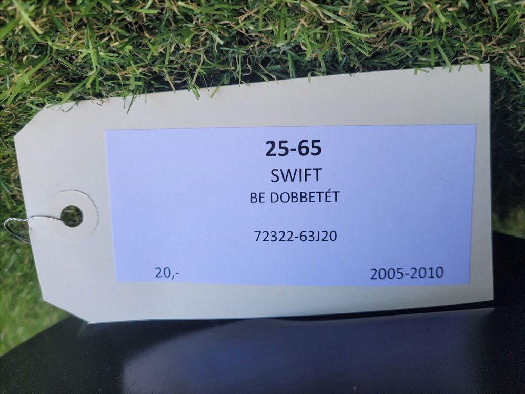 SUZUKI SWIFT III Bal első Dobbetét (Kerékjárati, Műanyag) 7232263J20 4. kép