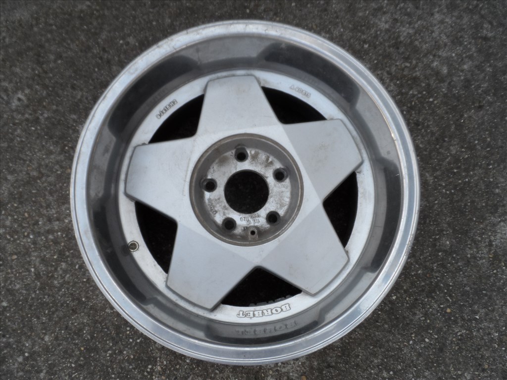  5x112 lyukosztású 9JJ 16" használt Borbet alufelni 3. kép